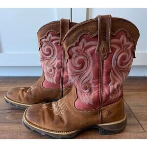 Lady Rebel by Durango Red Western Boot (Women’s size 7.5)
